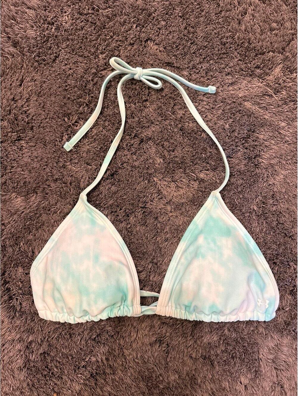 Under Armour Tie-Dye Triangle Bikini Top